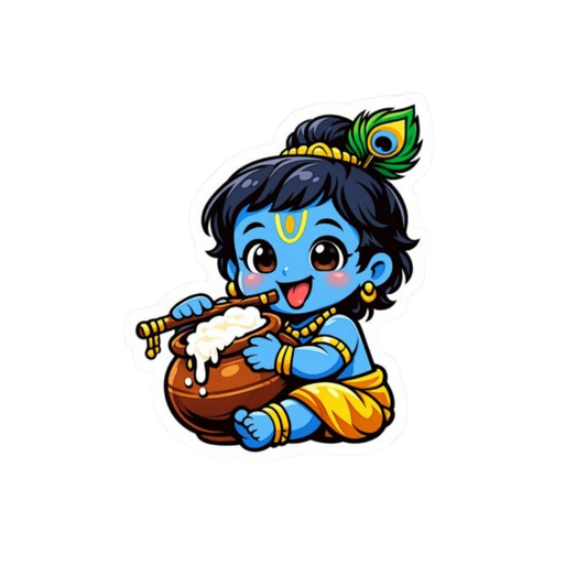 Krishna Sticker | Om, Gods, Mantras & Spritual Symbol | Customized Sticker BD