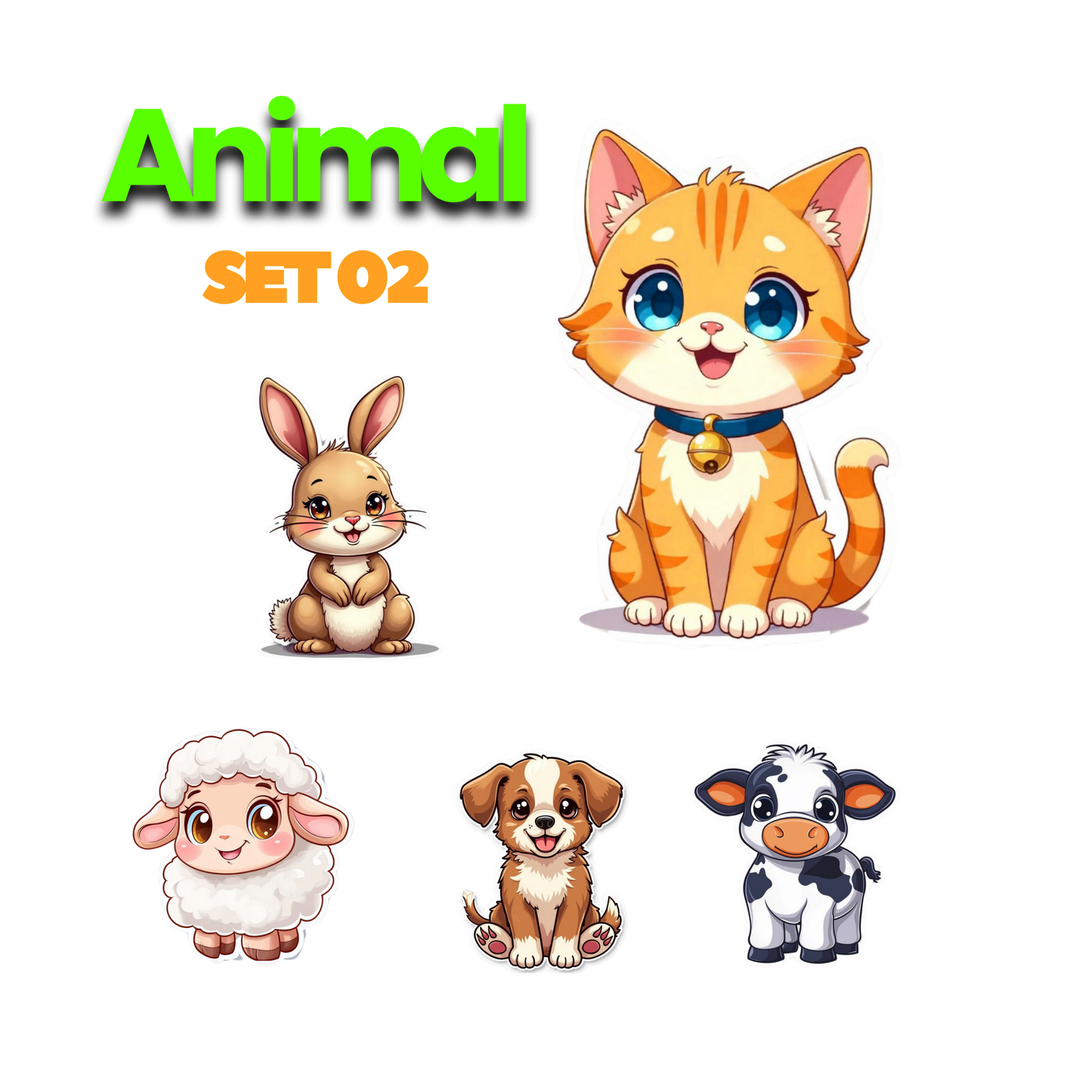 Animal Sticker Set 2 | Sticker | Cartoons