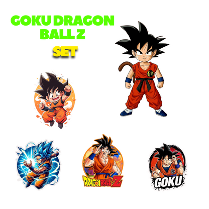 Goku Dragon Ball Z Sticker Set | Anime |Customized Sticker BD