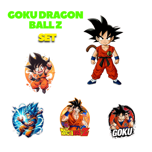 Goku Dragon Ball Z Sticker Set | Anime |Customized Sticker BD