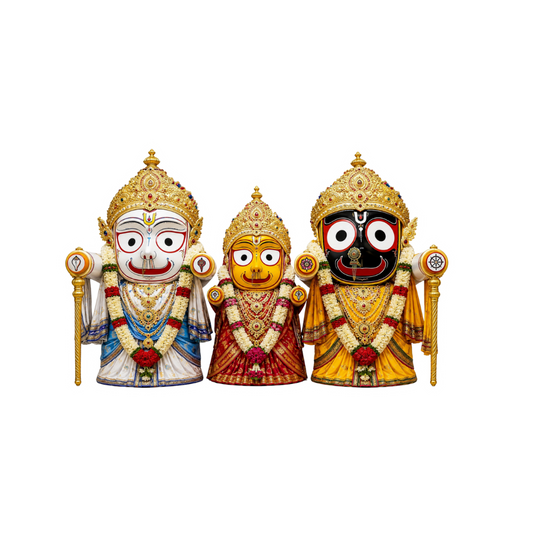 Jagannath Balabhadra & Subhadra Temple Idol Sticker | Hindu God and Goddess Stickers | Customized Sticker BD