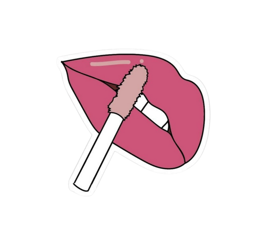 Pink Girl Sticker 30 | Aesthetic| Customized Sticker BD