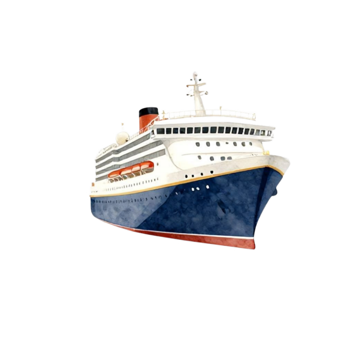 Cruise Ship Sticker | Ocean Design | Customized Sticker BD
