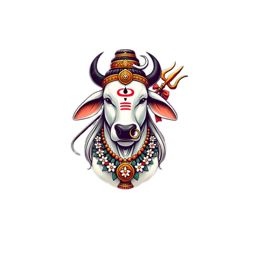 Nandi Sticker | Om, Gods, Mantras & Spritual Symbol | Customized Sticker BD