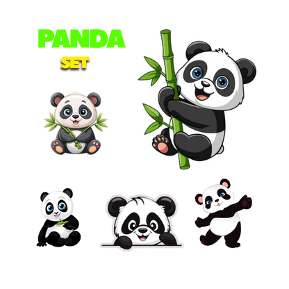 Panda Sticker Set | Customized Sticker BD