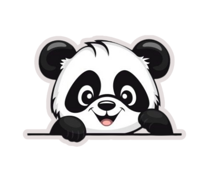 Panda Sticker Set | Customized Sticker BD