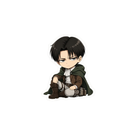 Chibi Levi Ackerman Sticker | Attack on Titan | Anime Sticker