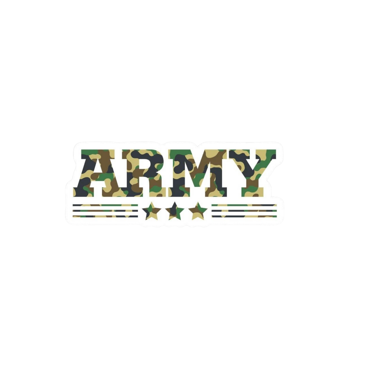 Army Camouflage Sticker | Combat & Military | Customized Sticker BD