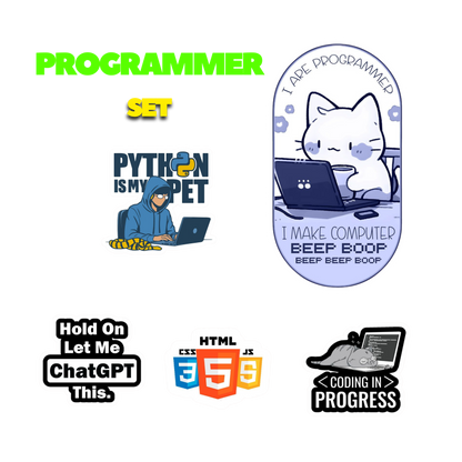 Programmer Sticker Set | Customized Sticker BD
