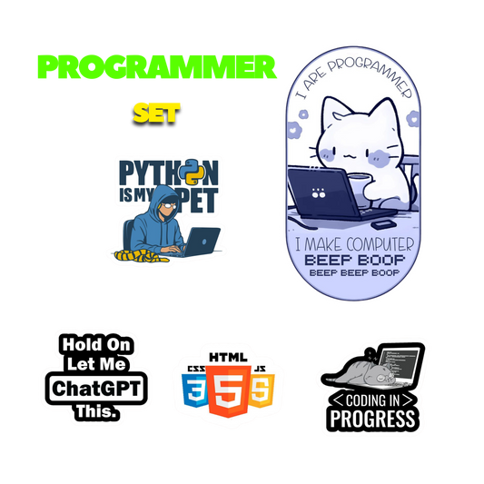 Programmer Sticker Set | Customized Sticker BD