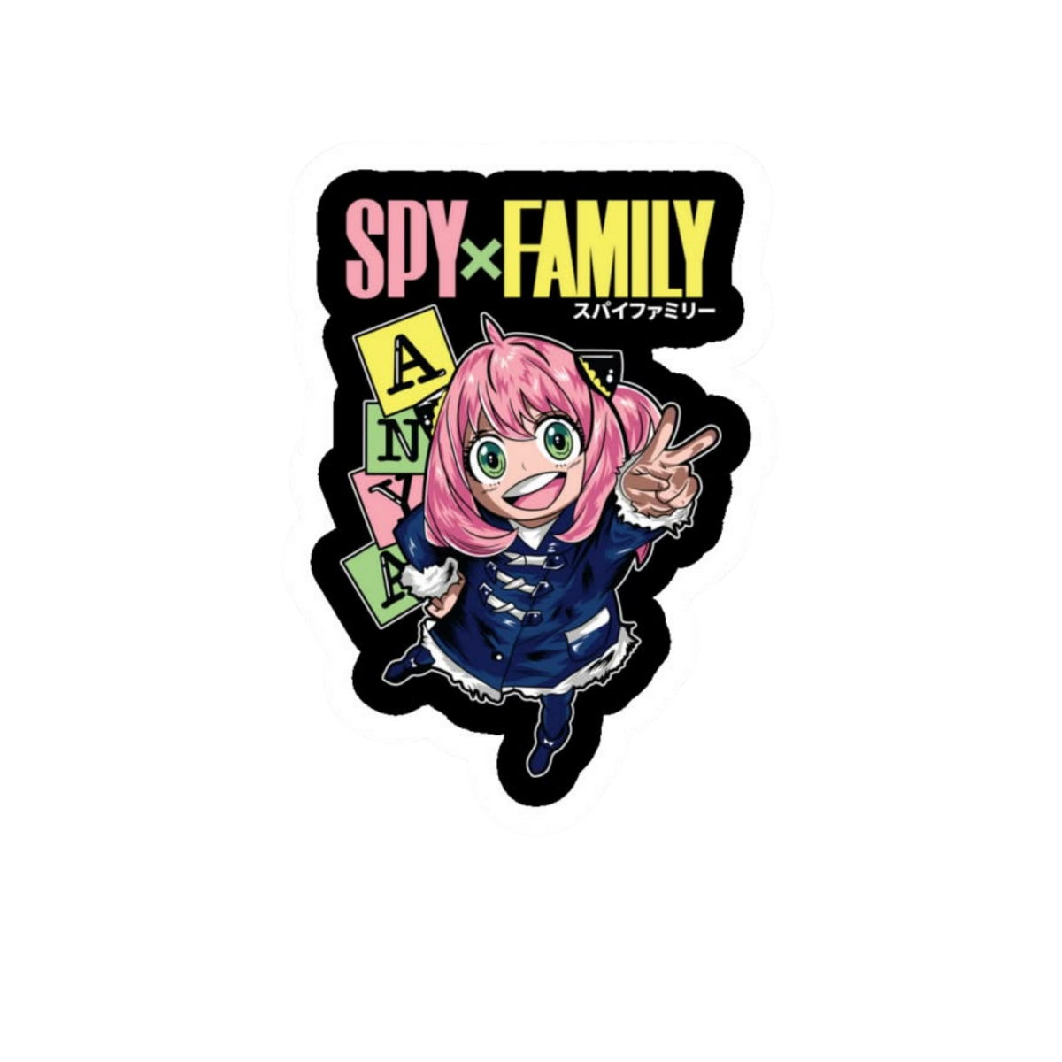 Anya Forger Anime Sticker 9 | Customized Sticker BD