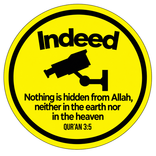 Indeed | Islamic Sticker | Customized Sticker BD