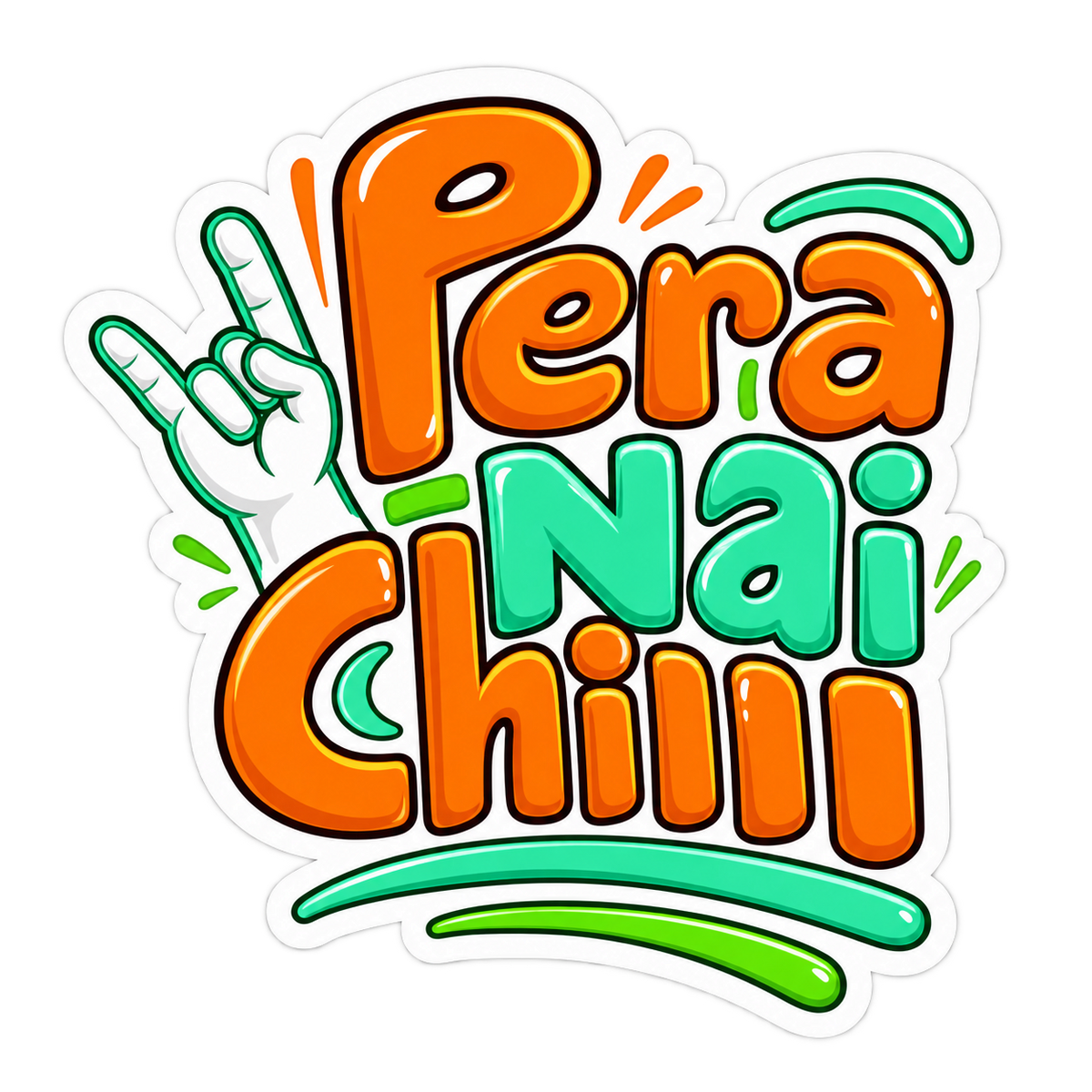 Pera Nai Chill | Bangla Funny Sticker | Customized Sticker BD