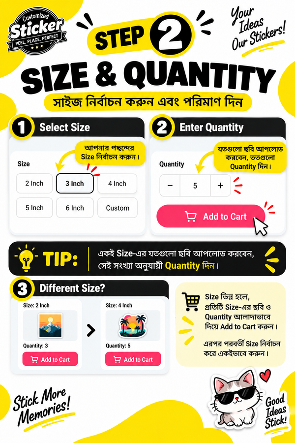 Size and Quantity