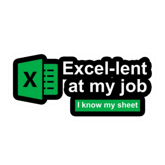 Excel 19 | Microsoft Excel | Profession | Customized Sticker BD