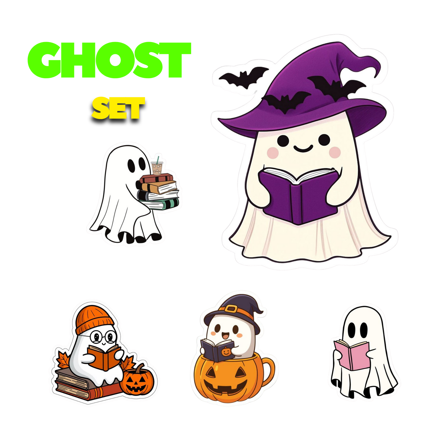 Ghost Sticker Set | Customized Sticker BD