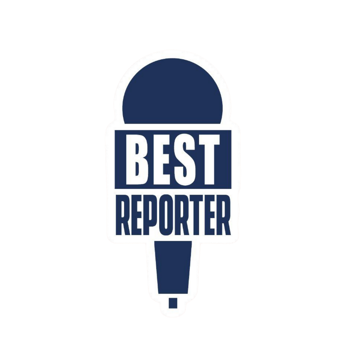 Journalist Sticker 14 | Best Reporter | Customized Sticker BD