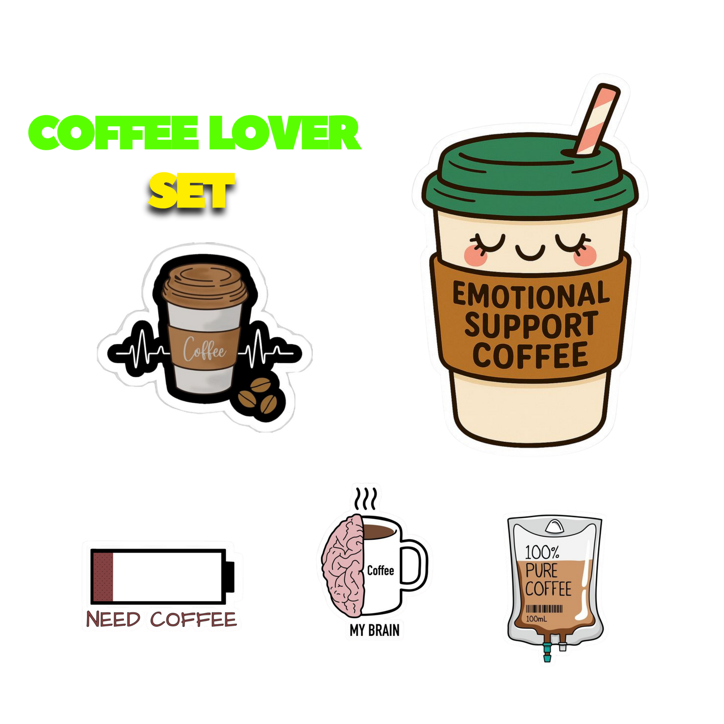 Coffee Lover Set | Sticker | Coffee