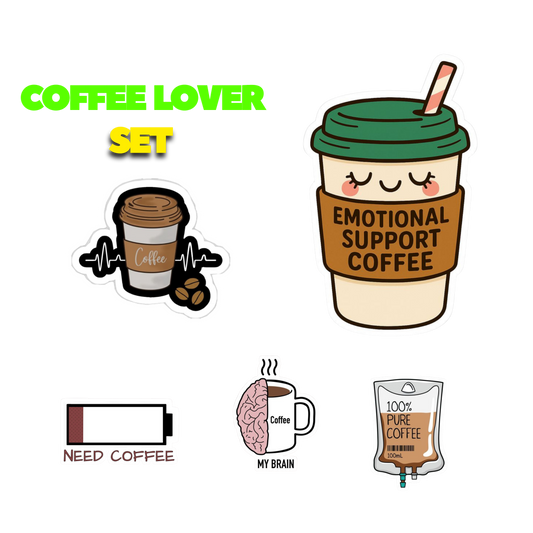 Coffee Lover Set | Sticker | Coffee